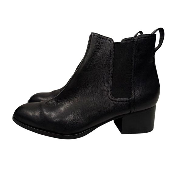 Rag & Bone Women's Black Leather Chelsea‎ Boots Size 41 / US 11 - Picture 1 of 8